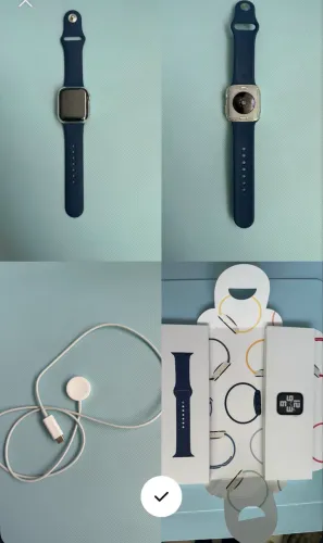 Apple Watch SE 2 geração 40 mm silver GPS com 5 ciclos de uso