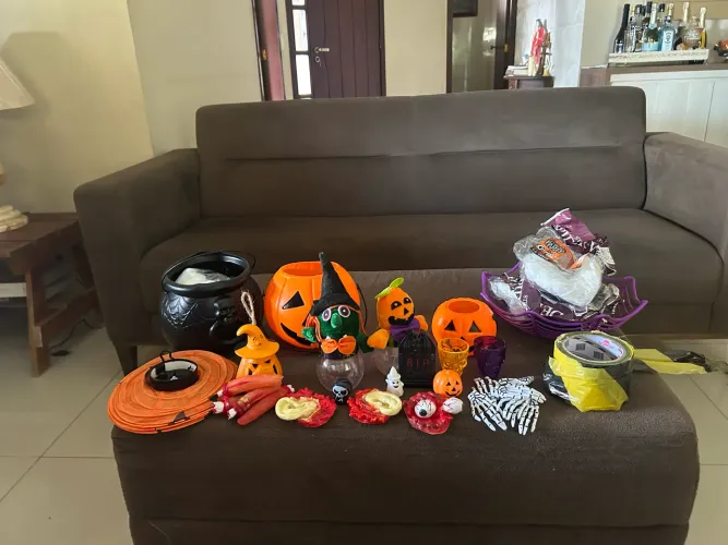 vende-se decoração completa halloween