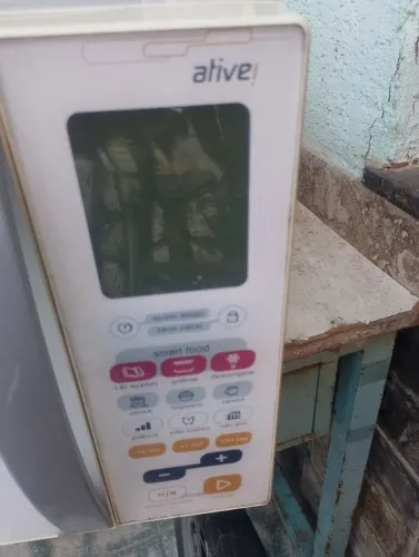 Microondas Brastemp ative com prato e grill Funcionando perfeitamente garantia de 90 dias