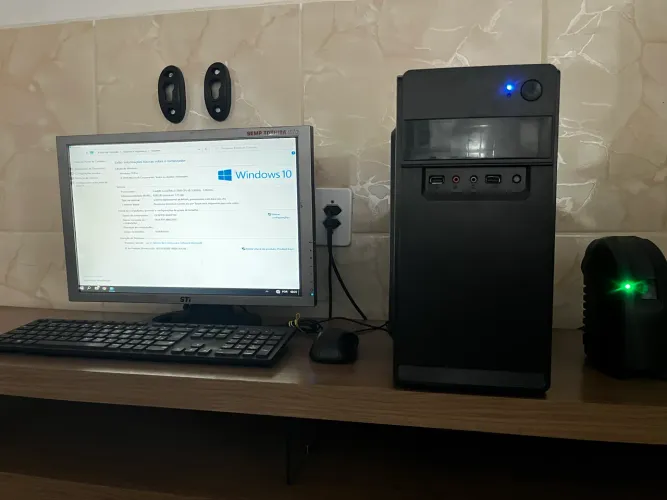 PC Completo Intel Core i5 2500 | 8GB RAM | SSD 256GB | Monitor + Teclado e Mouse