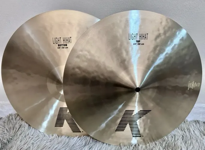 Prato Zildjian K light hats 15 chimbal