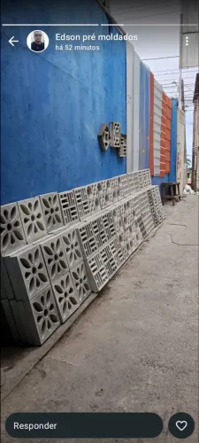 Cobogó de concreto 
