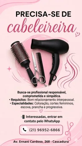Vaga de cabeleireira