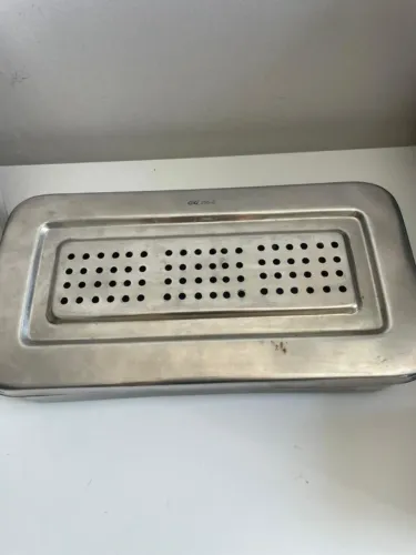 Caixa Metálica Inox Perfurada Golgran 255-C 28,5 cm × 12,5 cm × 5 cm