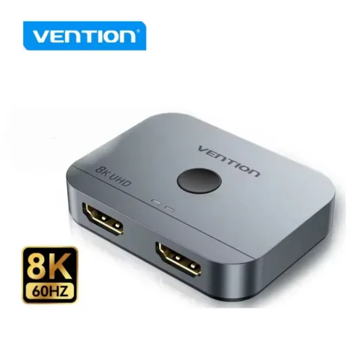 Seletor Switch Divisor Hdmi 2 X 1 8k 60hz 4k 120hz Vention