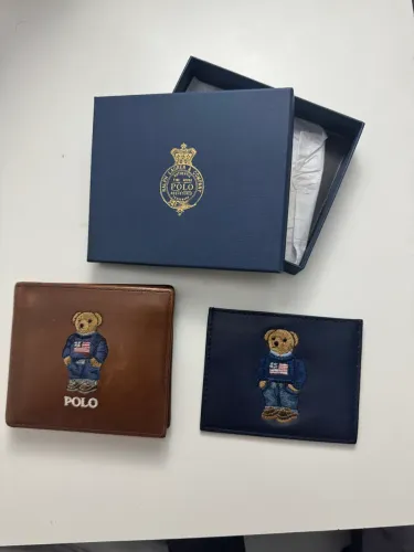 Carteira e card holder polo ralph lauren