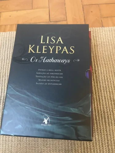 Box exclusivo Lisa Kleypas + 5 marcadores magnéticos - novo