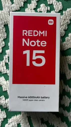 Redmi Note 15 4G 256GB 8GB RAM Novo Lacrado