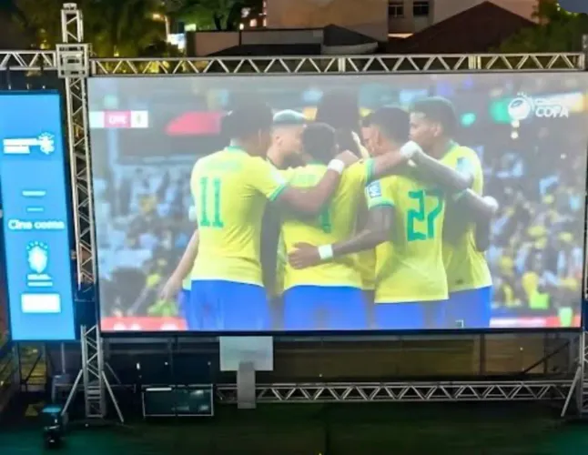 ALUGUEL TELAO PAINEL LED COPA EVENTOS