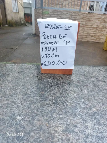 Vende se 1pedra de mármore 1.20m.075cm