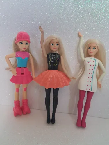 Lote miniaturas colecionáveis Barbie