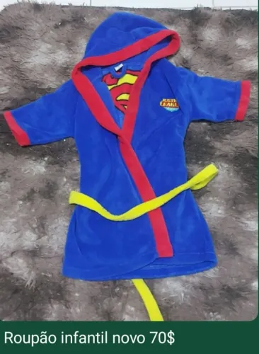 Roupão infantil 
