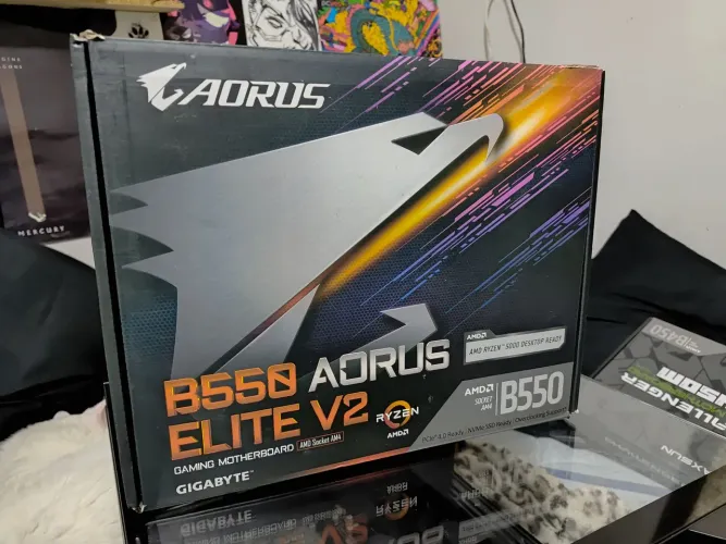 Placa Mãe Gamer | B550M Aorus Elite V2 | AMD AM4 | Funcionando 100%