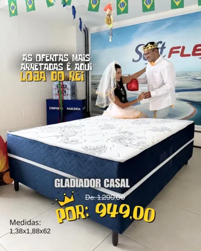 Cama Casal Molas Ensacadas R$949 à Vista | Frete Grátis + 12x Sem Juros