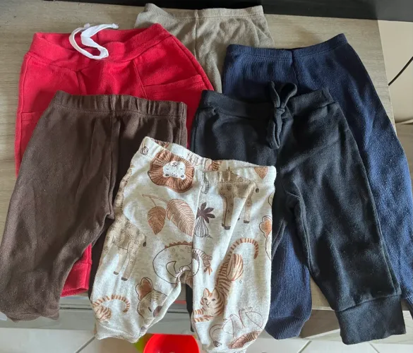Calças para bebê 0-3 meses 