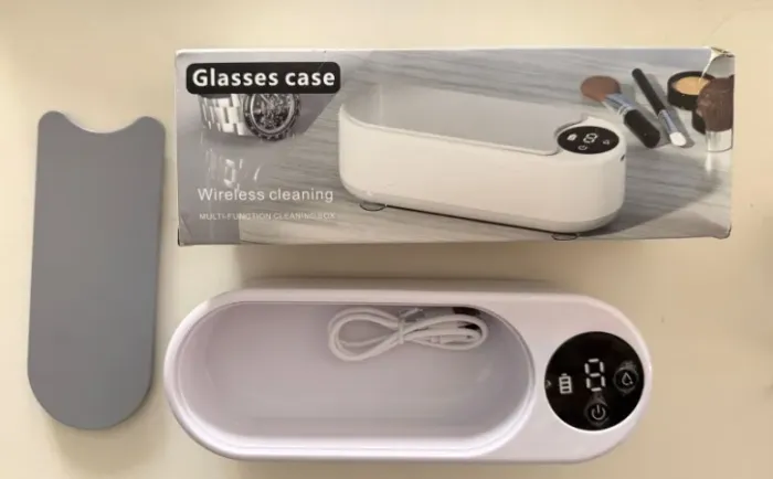 Estojo De Limpeza Ultrassônica Para Óculos, Jóias, Relógio