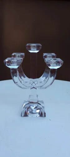 candelabro castiçal de 5 braços da renomada marca villeroy & boch