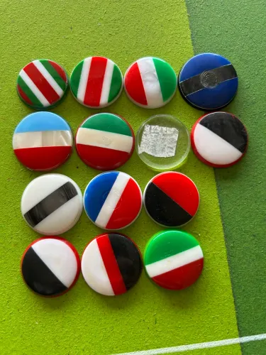 Futebol de botão - Lote Bertisa 30mm