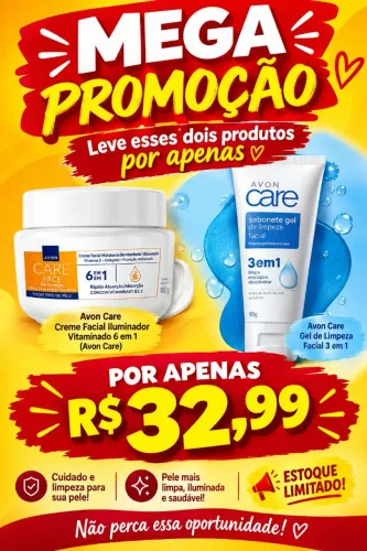 Kit Creme hidratante iluminador + sabonete em gel