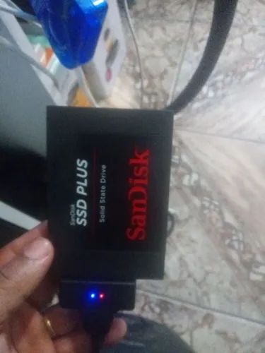 SSD da sanDisk 120gb saudável já com windows