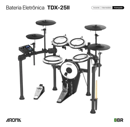 Bateria Eletrônica Aroma Tdx-25 I I