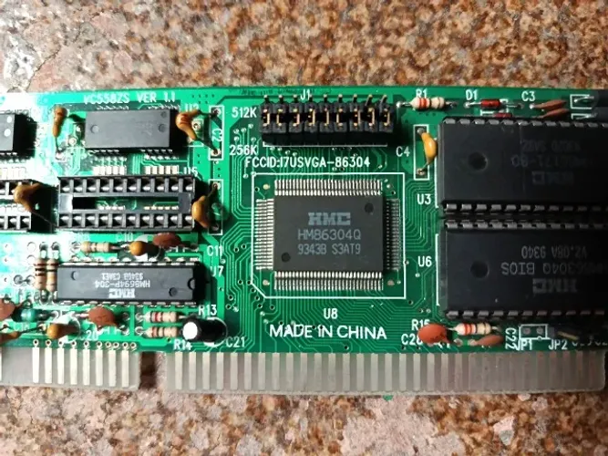 Placa de video ISA HMC hm86304q 256k