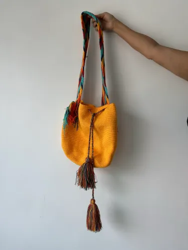 Bolsa de crochê colombiana 