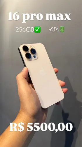 iPhone 16 pro Max de 256 gb