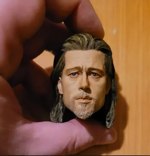 Head Brad Pitt 1/6 