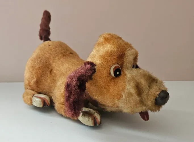 Brinquedo Cão Articulado Sniffy Dog - Anos 60