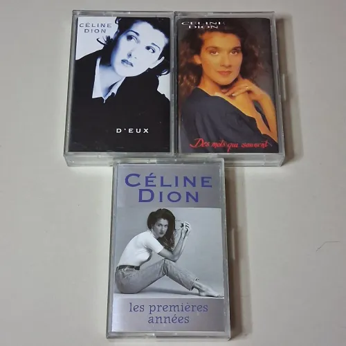 Fita cassete k7 Celine Dion ( 3 Titulos ) Original
