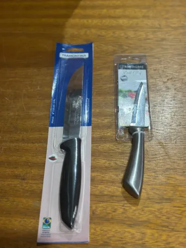 Kit 2 facas novas na embalagem