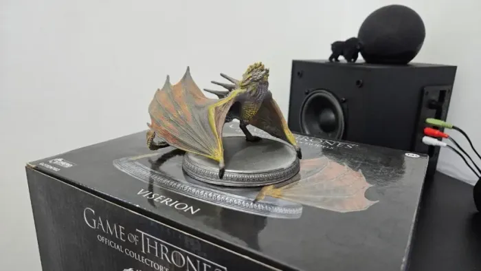 Game of Thrones Viserion - Modelo Oficial Colecionável Eaglemoss (Original)