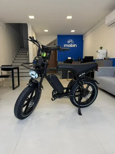 Bike elétrica V8 PRO - Loja física