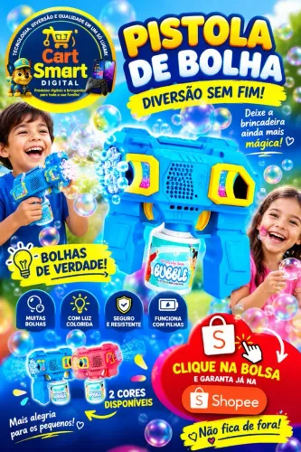 Pistola de bolhas