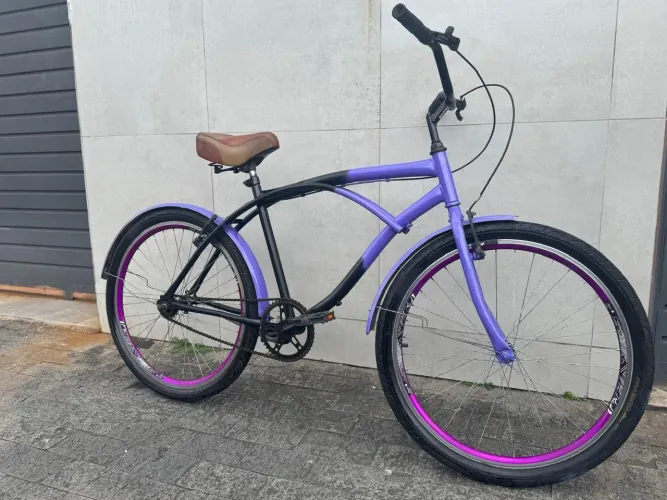 Bicicleta Beach bike caiçara semi nova com nota ,faço entrega 