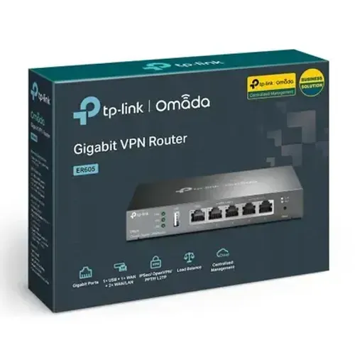 Roteador Tp-link Load Balance Router Multi-wan Vpn Tl-er605