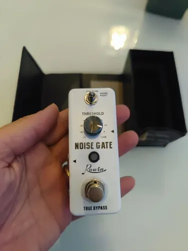 Pedal guitarra noise gate rowin cancelador de ruido<br>R$ 