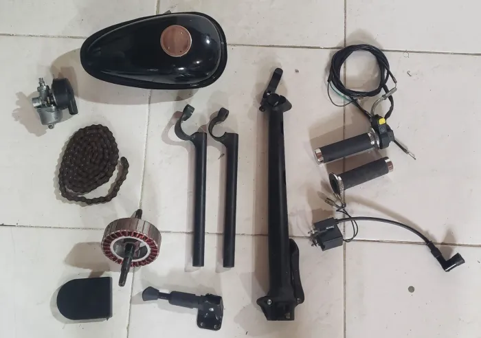 Pecas para bicicleta motor ou patinet. 