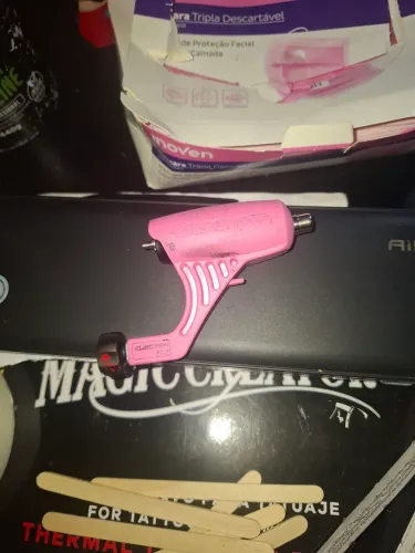 Electra Pop rosa maquina de tatuagem
