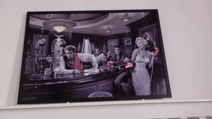 Quadro Vintage Estrelas Anos 50'