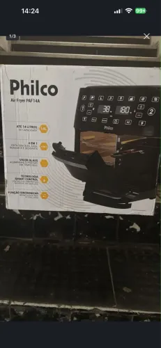 Air Fryer Philco 14L 4 em 1 NUNCA USADA