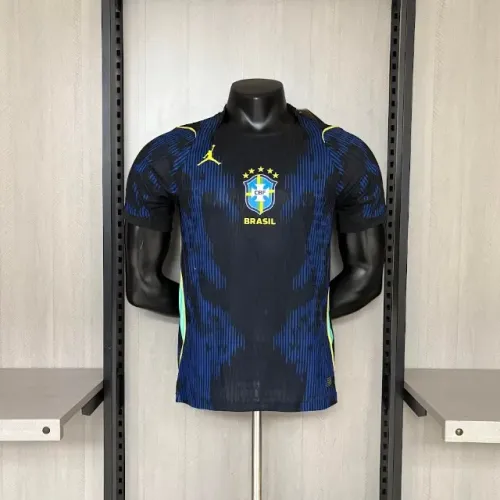 Camisa Seleção Brasil Azul Jogador - Nova - M - G - GG