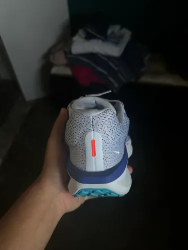 Tênis Nike Air Zoom Structure 24 - Branco/Roxo - Tamanho 43- NOVO!
