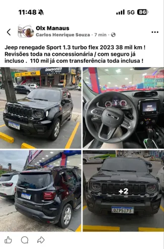 Jeep Renegade Sport T270 1.3 TB 4X2 Flex Aut. 2023