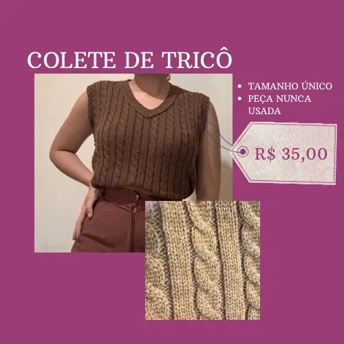 Tricô lindíssimo