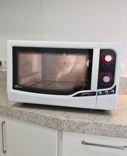 FISCHER FORNO ELÉTRICO BANCADA GOURMET GRILL 44L BRANCO 127V EM ÓTIMO ESTADO