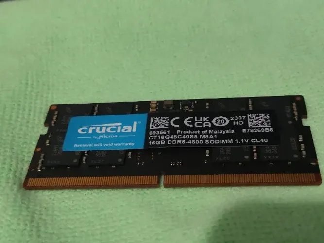 Memoria RAM DDR5 16GB 4800MHz NOTEBOOK