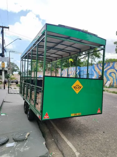 Reboque Trenzinho 12 pessoas