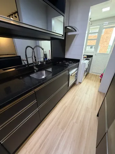 Lindo apartamento no pagani, mobiliado e decorado alto padrão